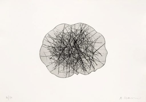 Arnulf Rainer Radierung "Wolke" 1976